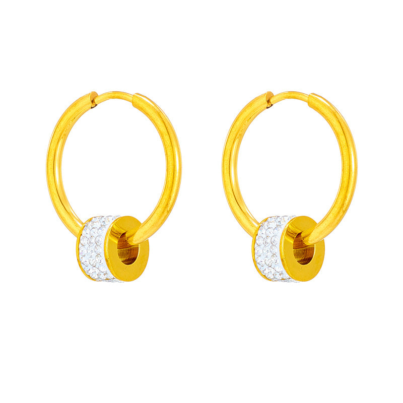 Minimal Hoops and Petal Gleam Cuff set