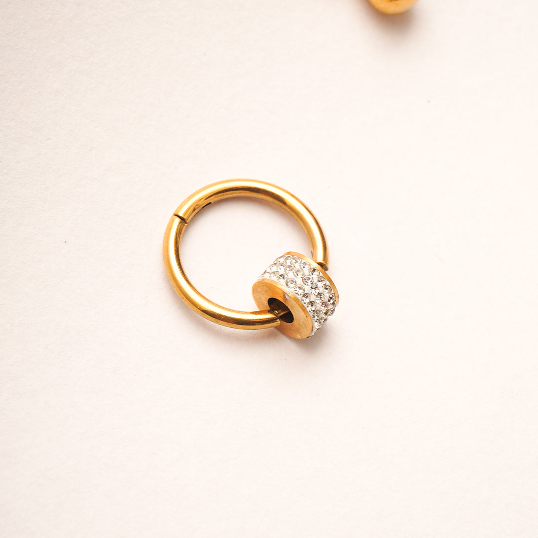 Golden Orbit CZ Diamond set