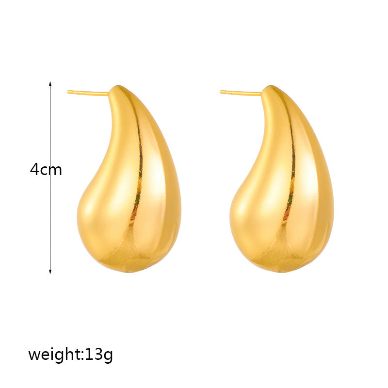 Lava Drop Earrings and Auric Curve Cuff Set