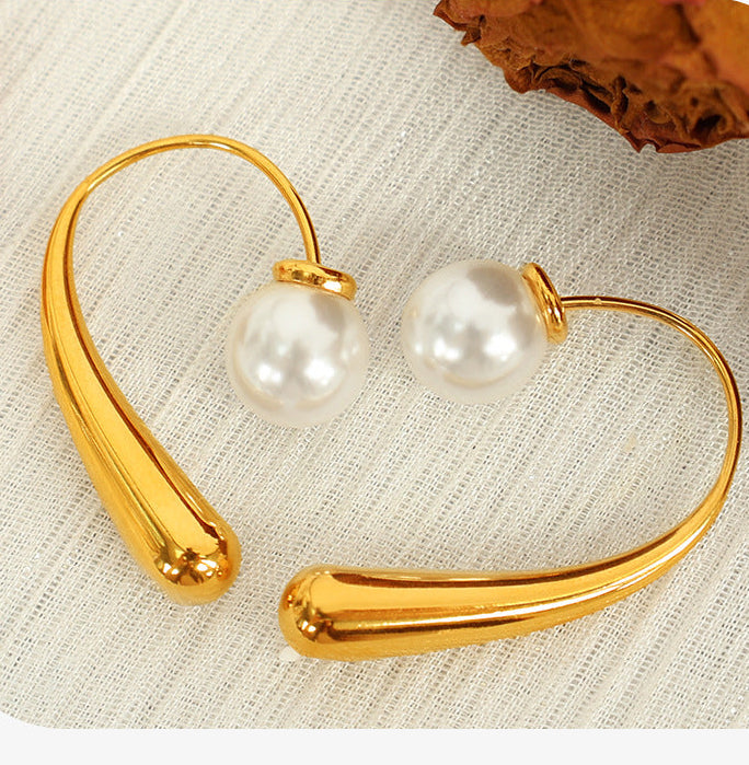 Modern Orbit Drop and Petal Gleam Cuff Set