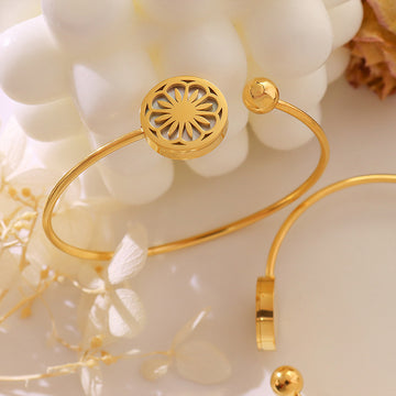 Golden Orbit Charm Bracelet