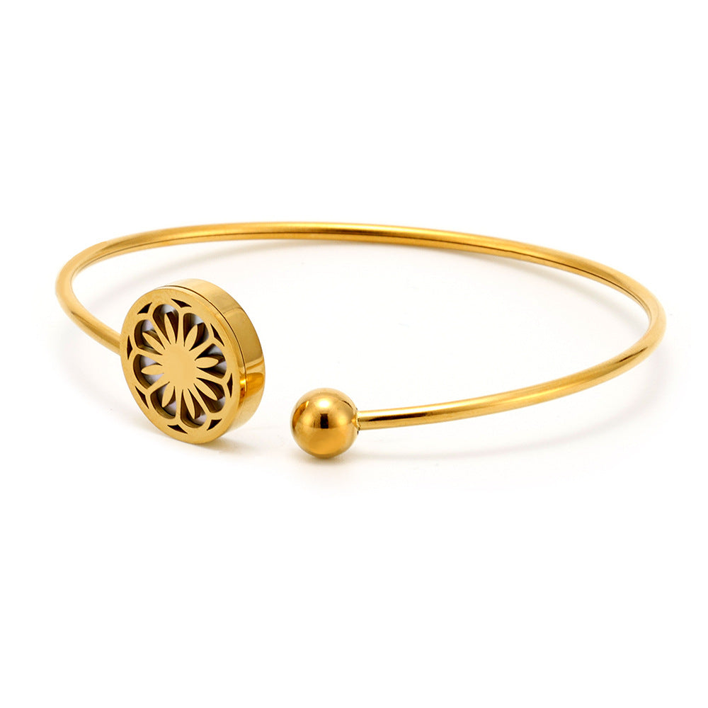 Golden Orbit Charm Bracelet