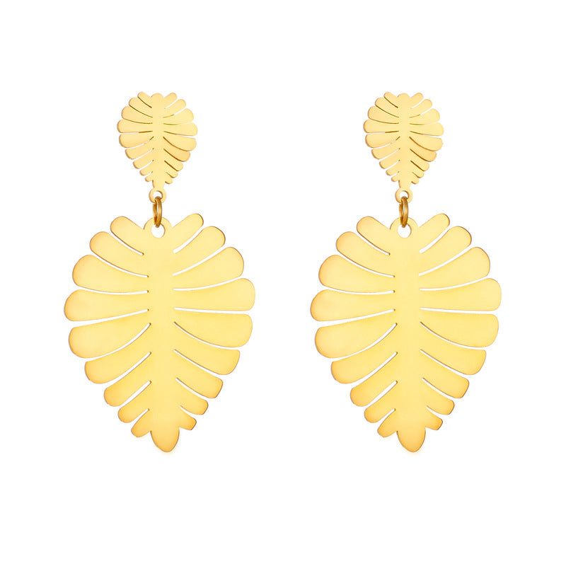 Tropical Luxe Leaves and Petal Gleam Cuff Set