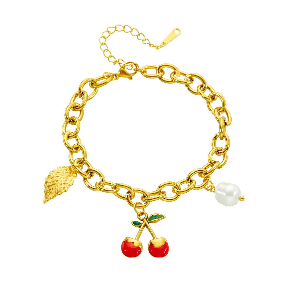Cherry Whimsy Charm Chain