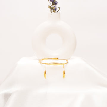 Willow Arc Earrings and Auric Curve Cuff set