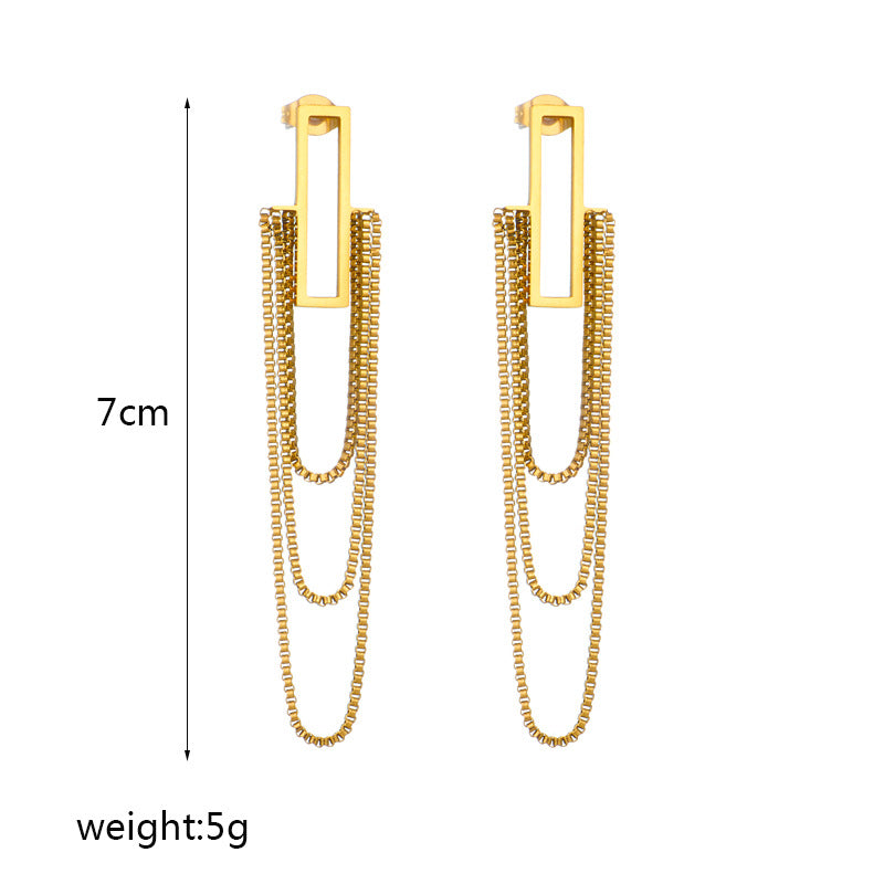Linear Luxe Earrings