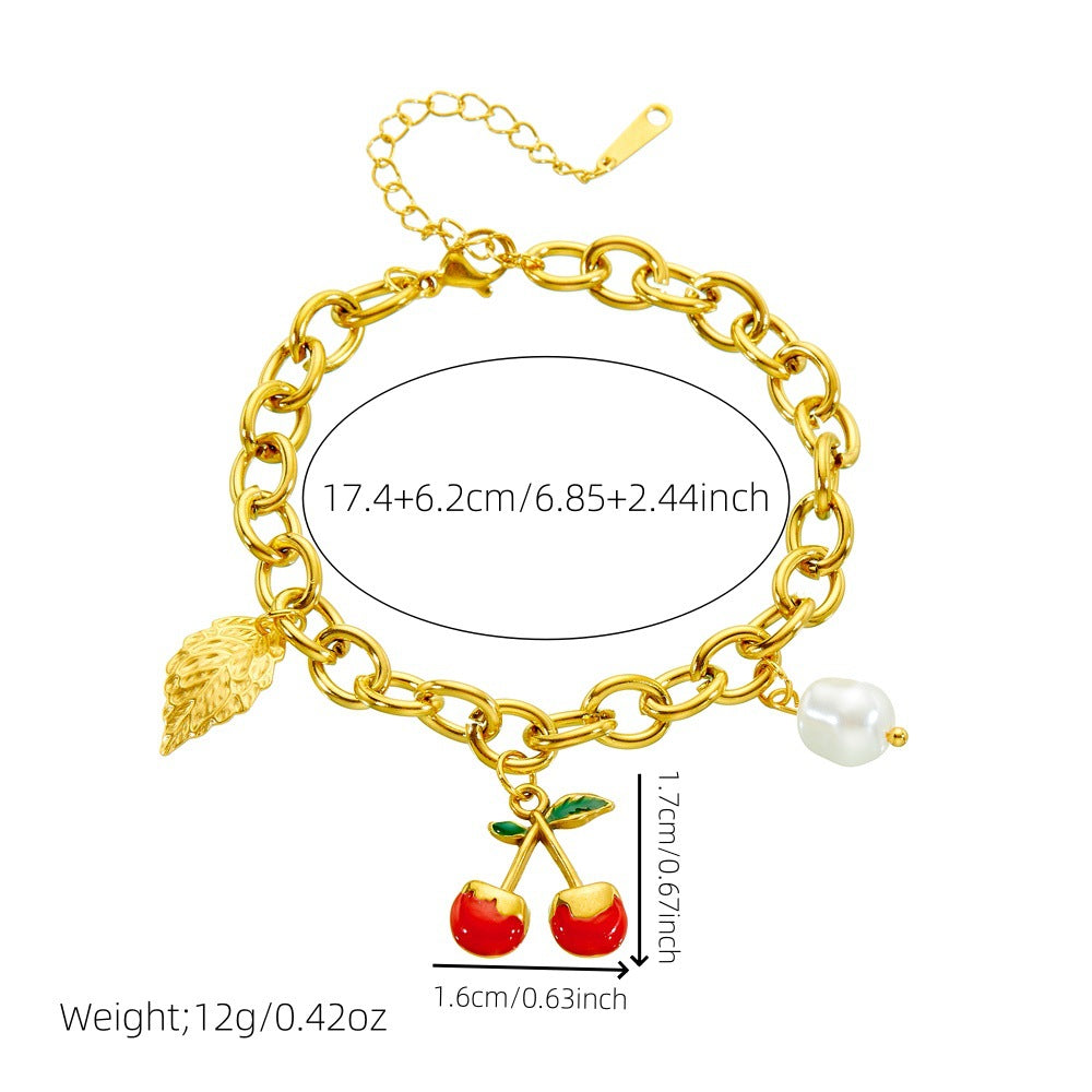 Cherry Whimsy Charm Chain