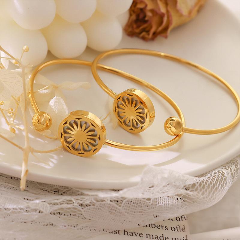 Golden Orbit Charm Bracelet