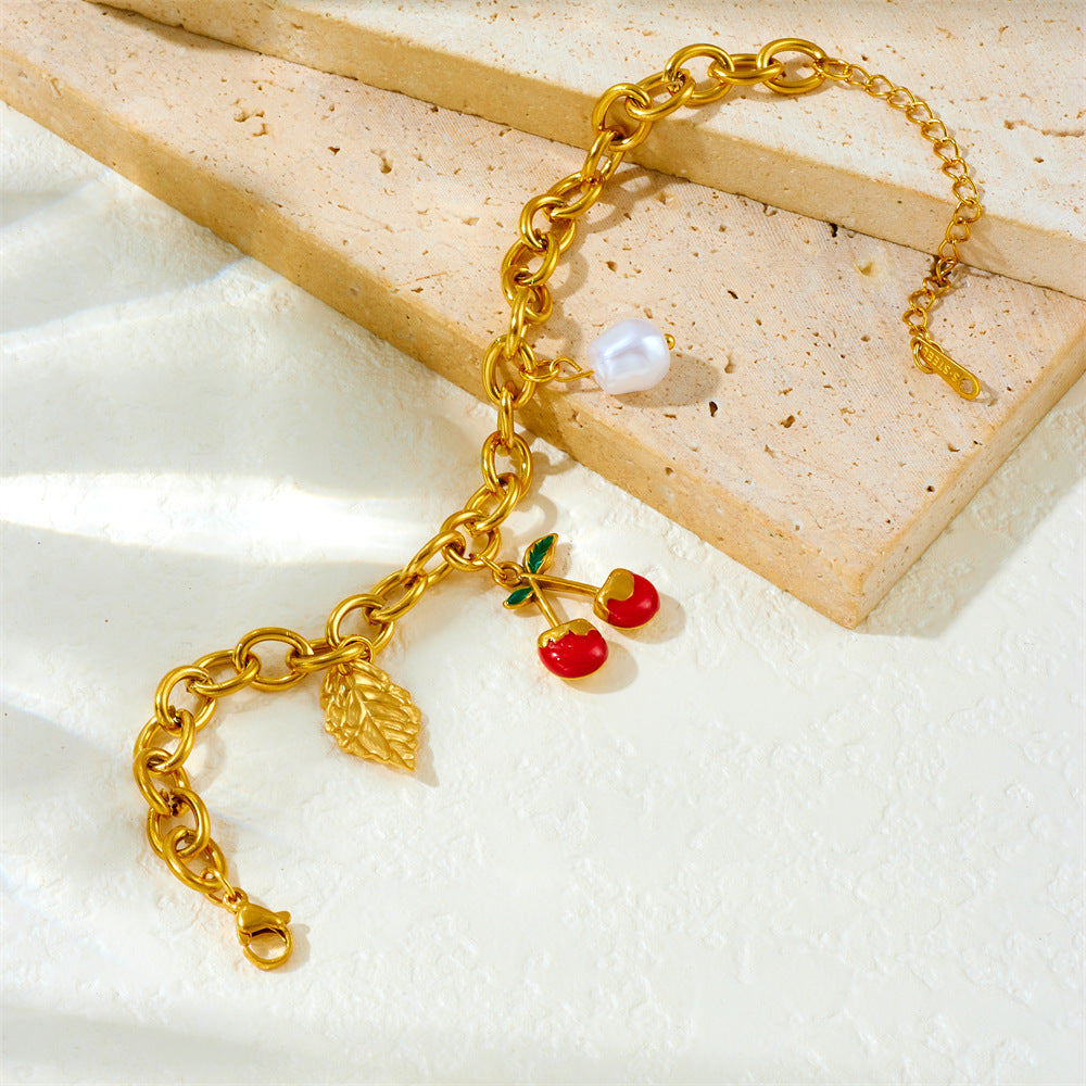 Cherry Whimsy Charm Chain