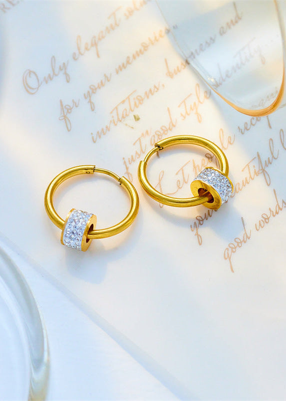 Minimal Hoops and Petal Gleam Cuff set