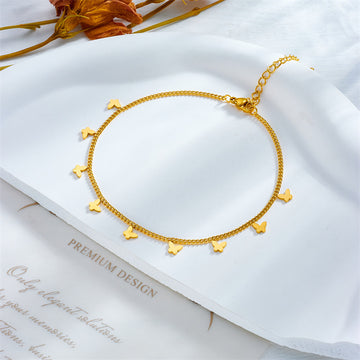 Golden Whisper chain Anklet