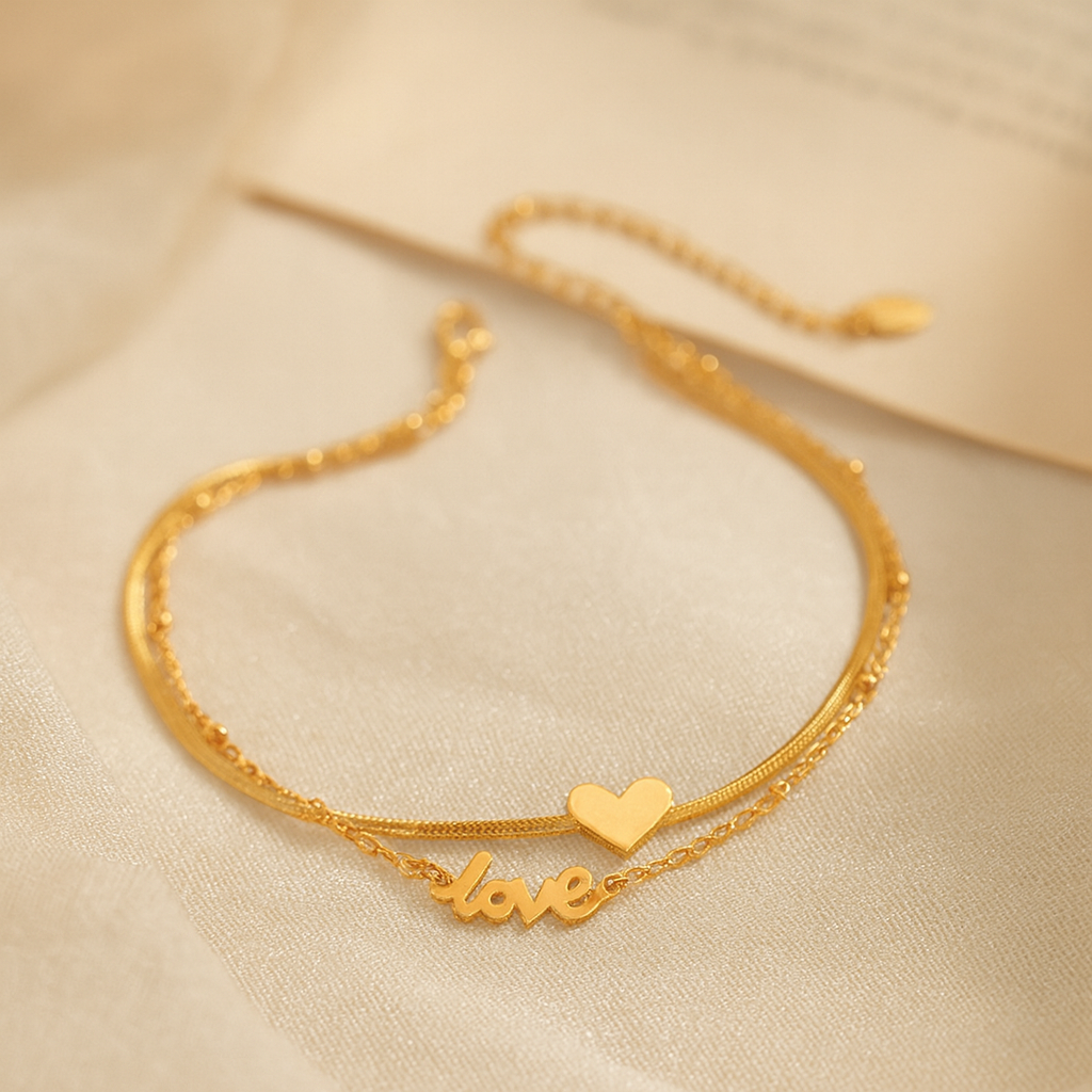 Eternal Love Charm Anklet