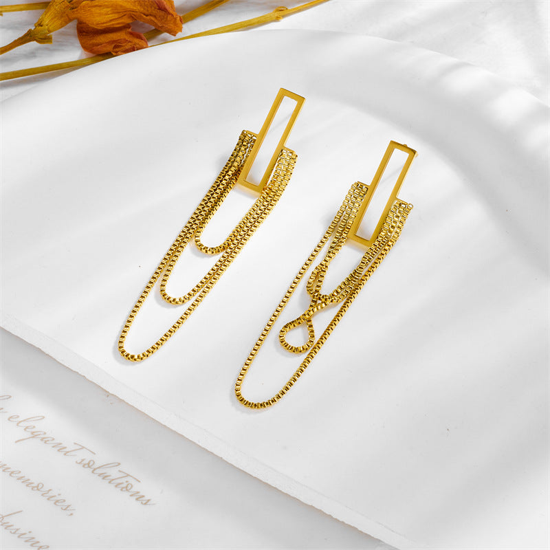 Linear Luxe Earrings