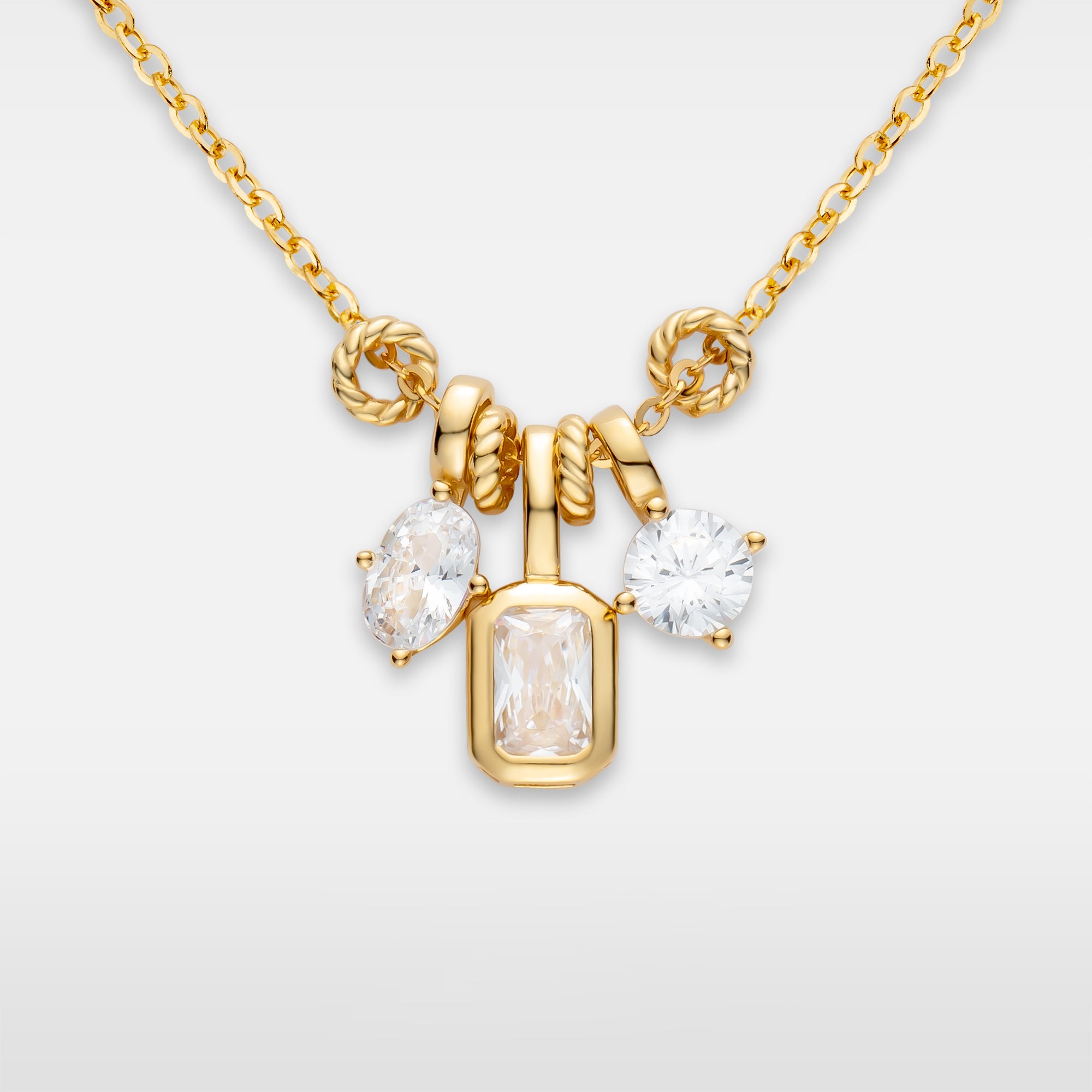Trinity Sparkle  Necklace