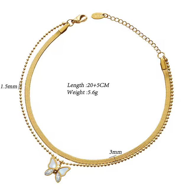 Butterfly Dream Anklet