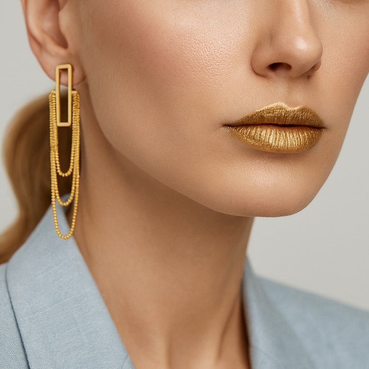 Linear Luxe Earrings